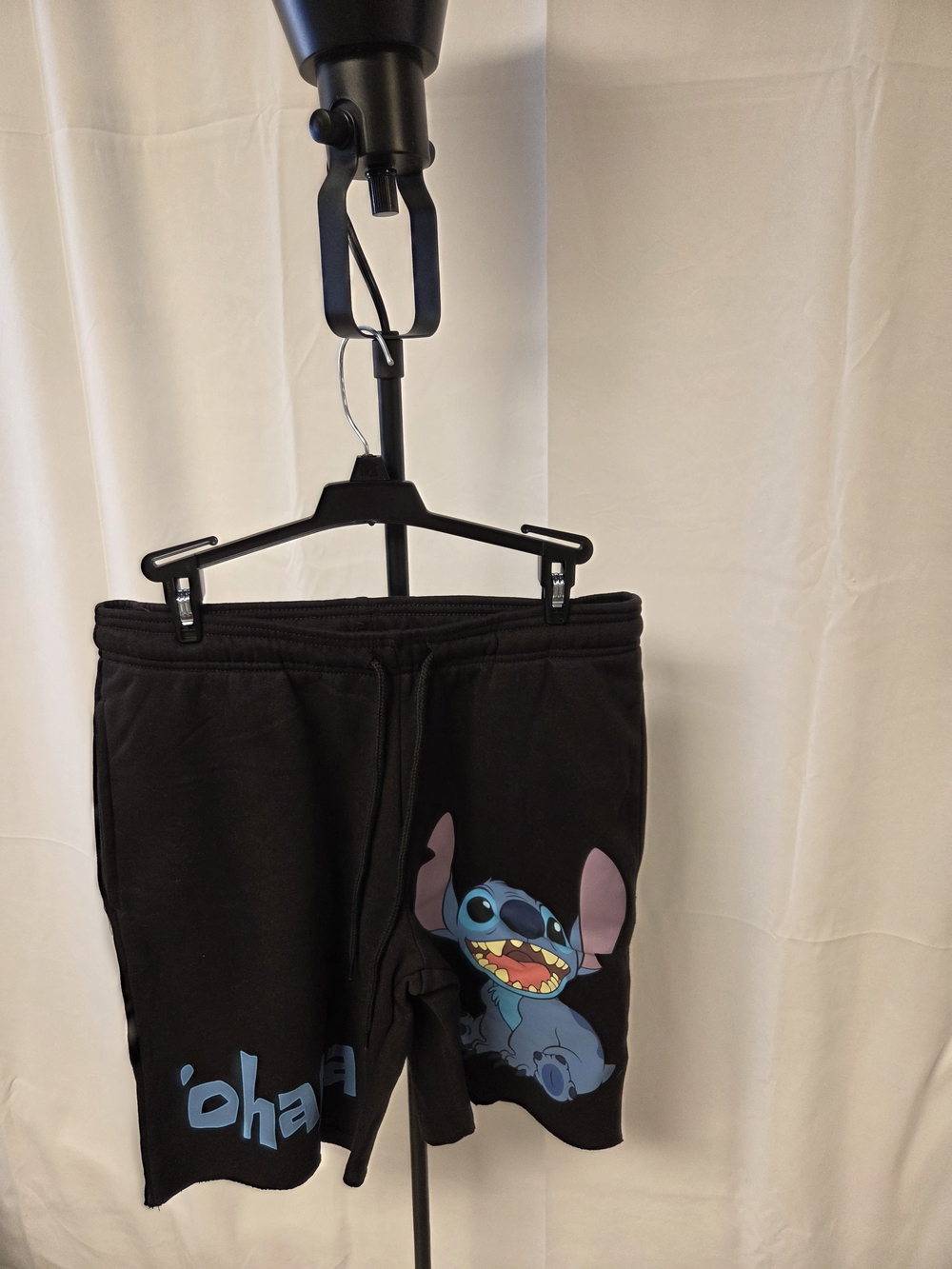 Disney Black Stitch 'Ohana Graphic Athletic Shorts